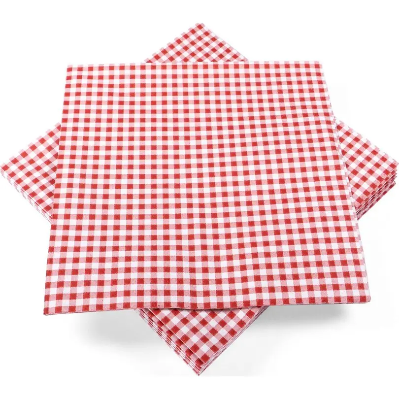 Serviette 20er-Set Vichy