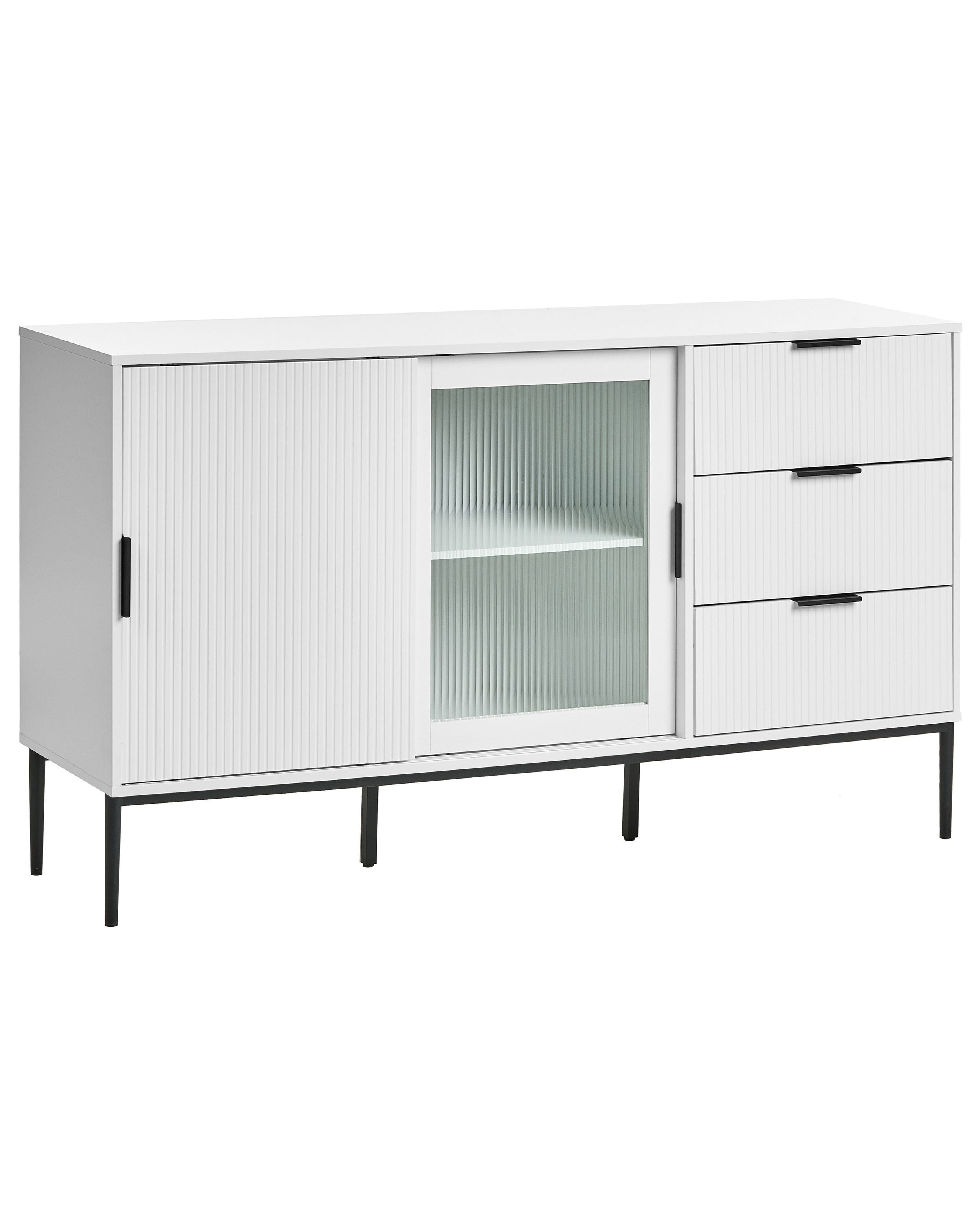 Komoda szafka z drzwiami 150 cm biała