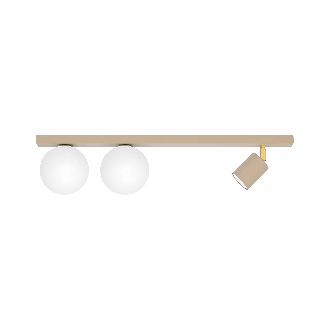 Lampa wisząca ASPA beżowa 3xGU10x15W wym:12x64x14cm IP20 Kaja