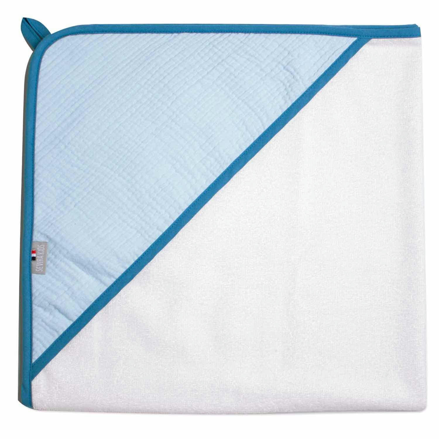 JEANNE - Cape de bain en gaze de coton  75 x 75cm