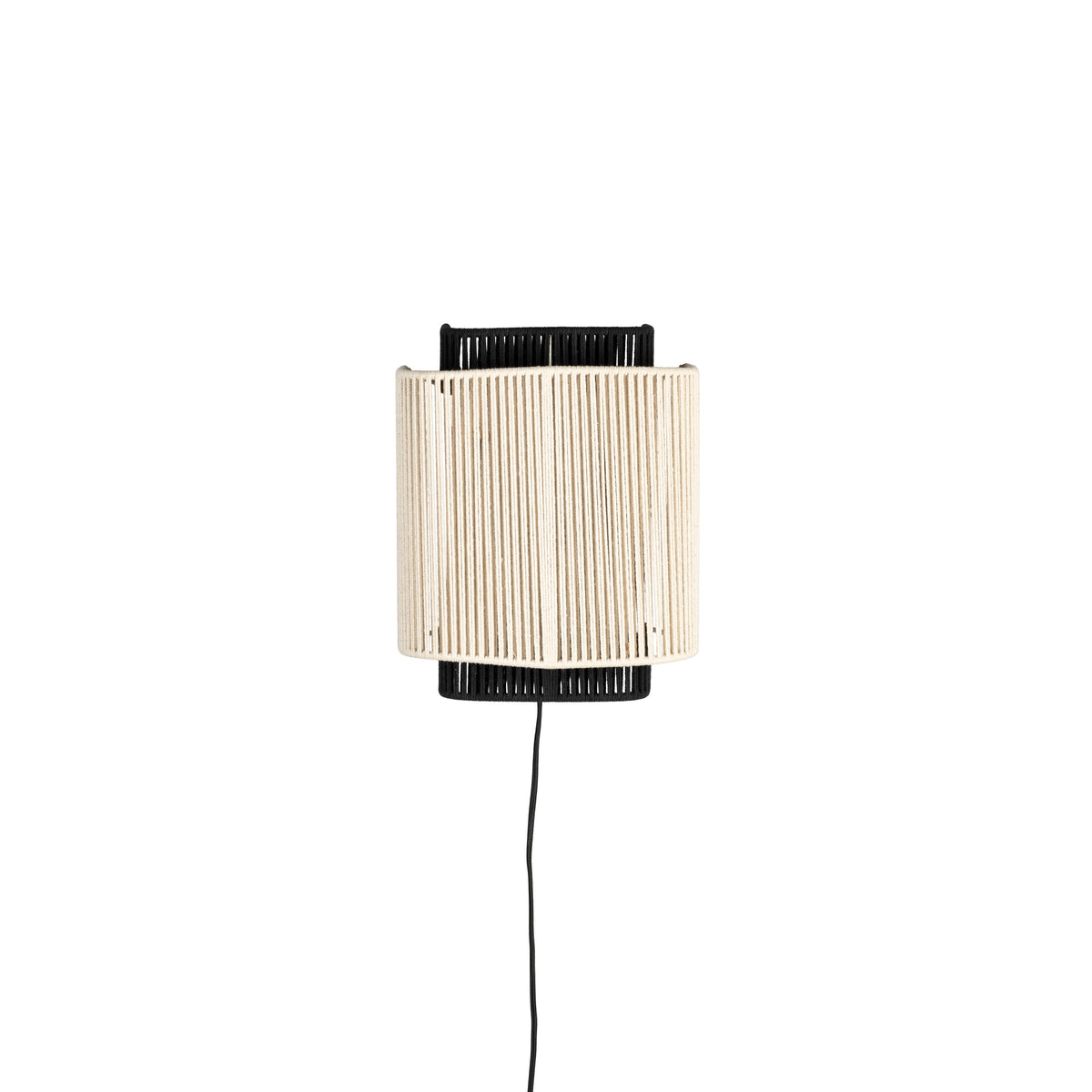 Dutchbone Elon Wandlamp Beige/ Zwart