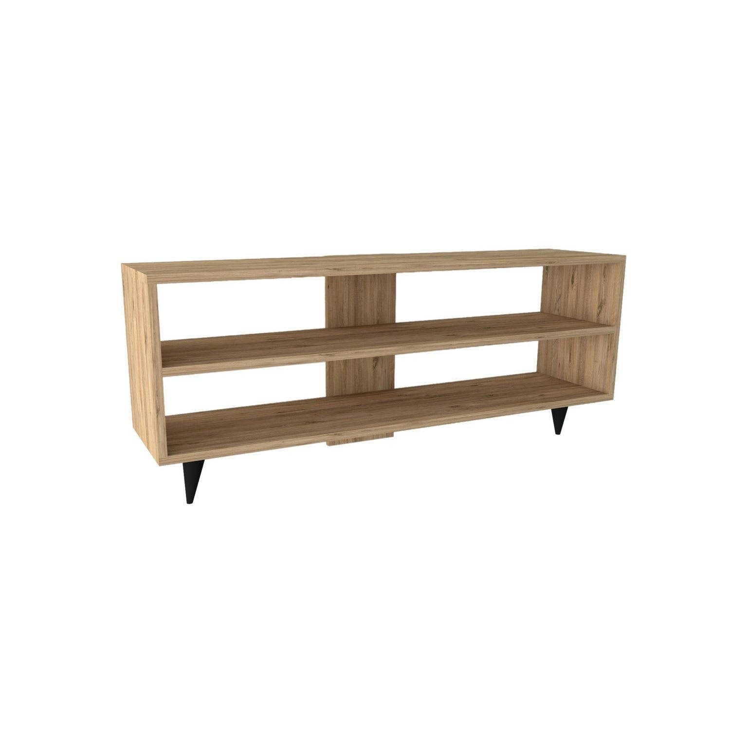 ONE - Meuble TV 120 cm bois naturel