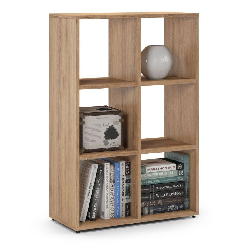 Regał otwarty do pokoju, ETAP, 66x30x100 cm, dąb, mat | TYLETEGOTU