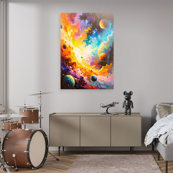 Obraz do salonu, Wszechświat Kosmos Planety 20x30