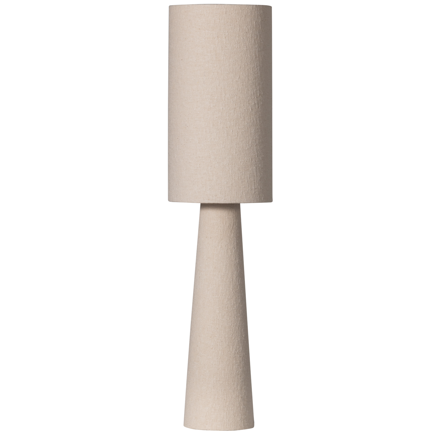 WOOOD Loft Tafellamp - Metaal/Bouclé - Naturel - 90xØ22 cm