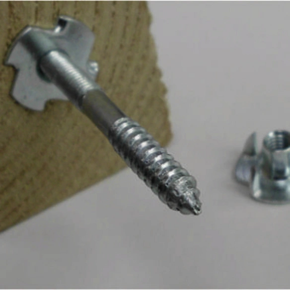 Einschlagmuttern, M4 x 6 mm, Silber, Stahl