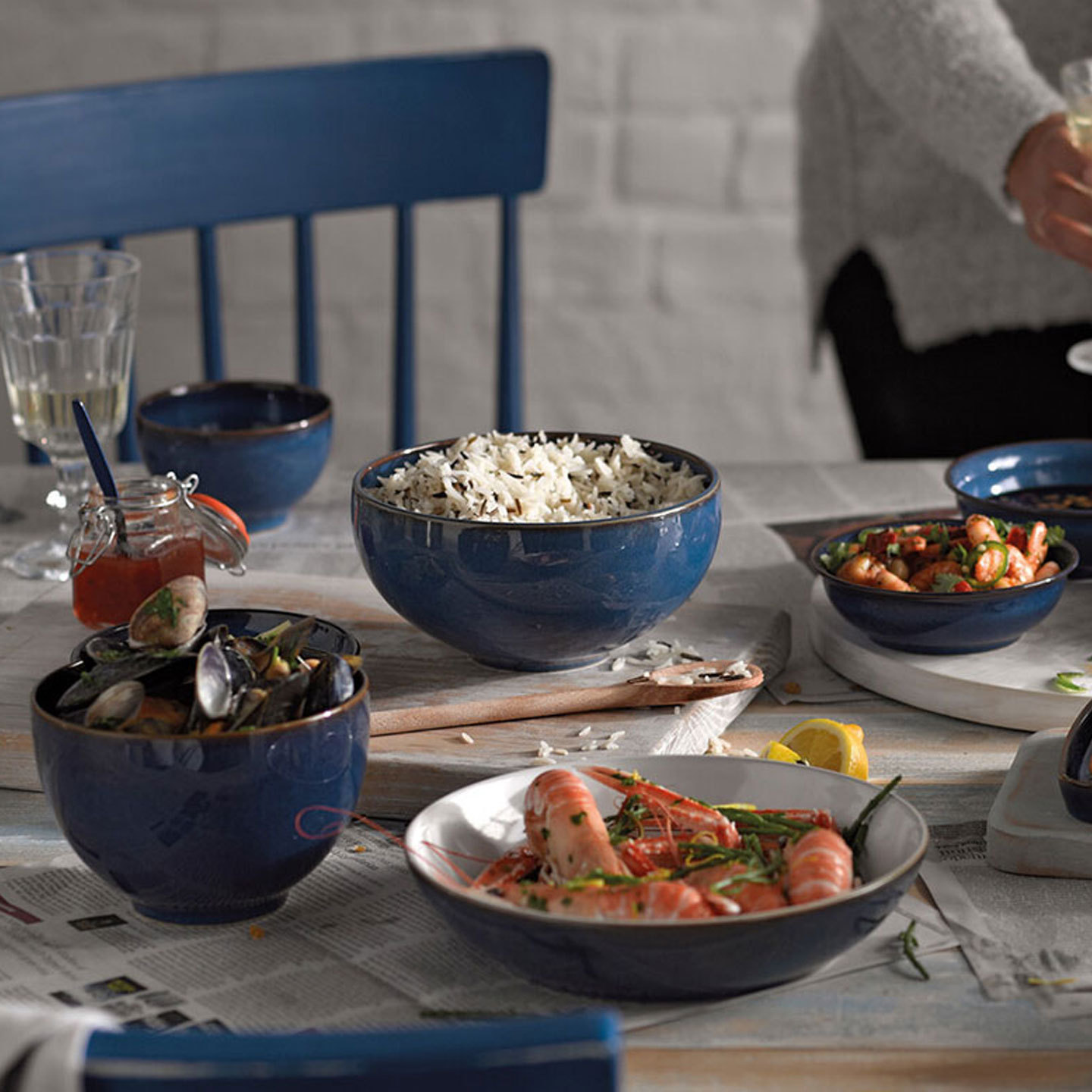 Imperial Blue Deep Noodle Bowl