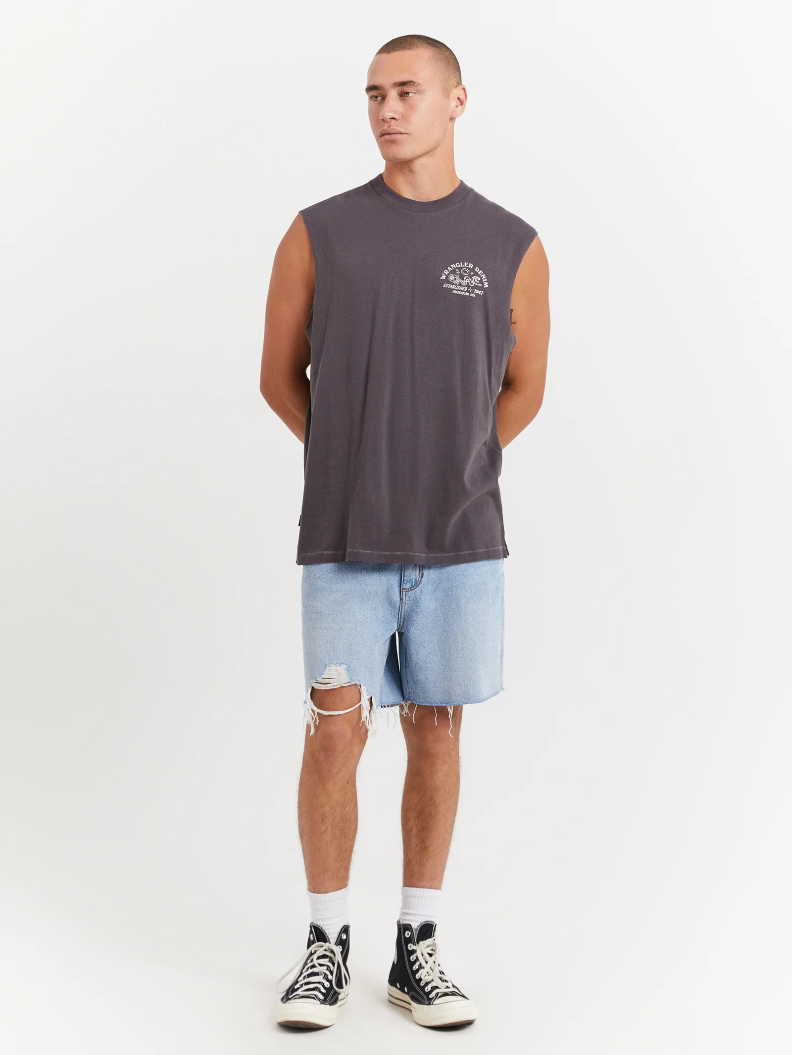 Serpent Stamp Muscle T-Shirt