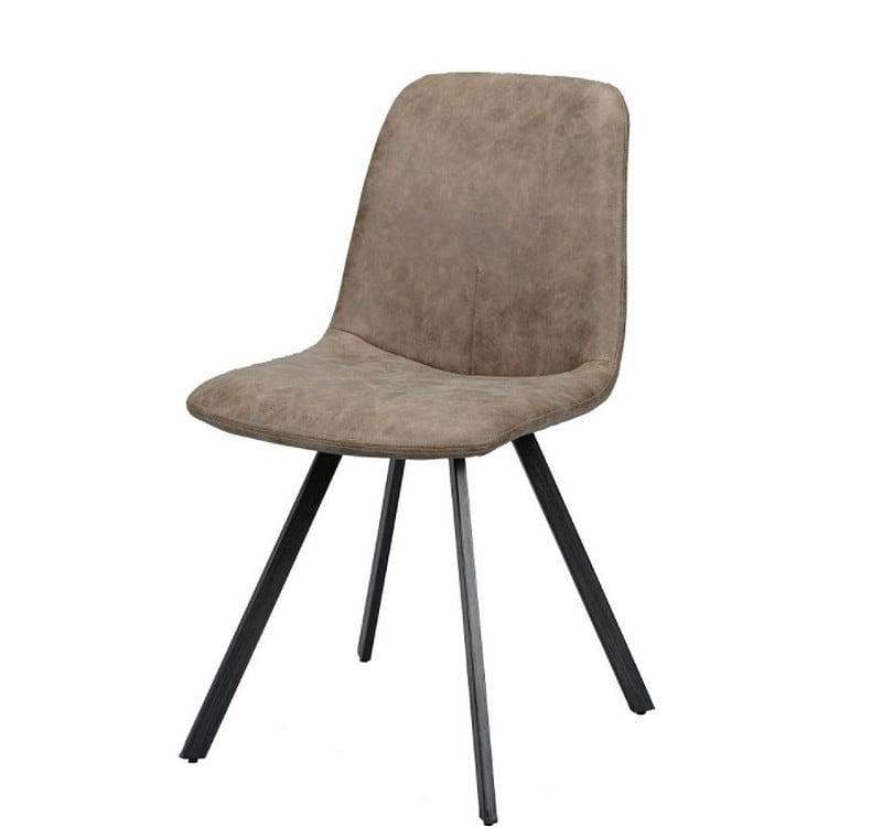 SLIM - Chaise de repas marron vieilli