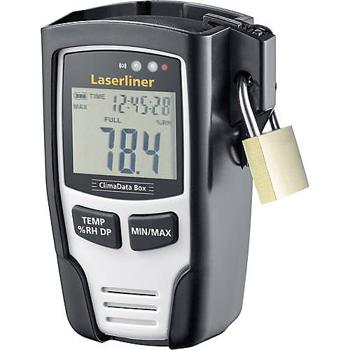 Laserliner 082.031A ClimaData - Hygromètre numérique, mémoire 49 050 valeurs, interface USB