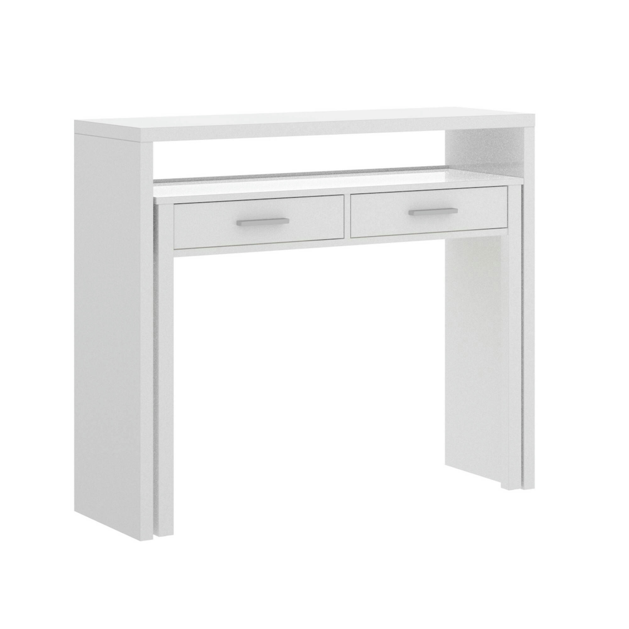 DGHELLE - Bureau effet bois blanc
