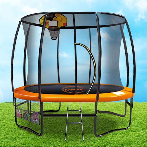 NNEDPE Kahuna Trampoline 10ft withBasket ball set