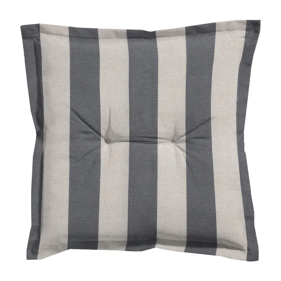 Madison - Zitkussen Amora - Grijs - 50x50x7cm - Set van 4