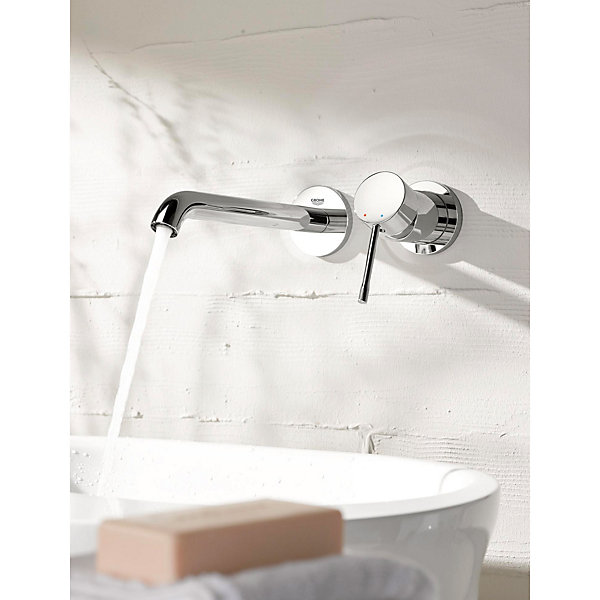 GROHE Mitigeur Lavabo ESSENCE monocommande 2 trous Taille M Chromé 19408001