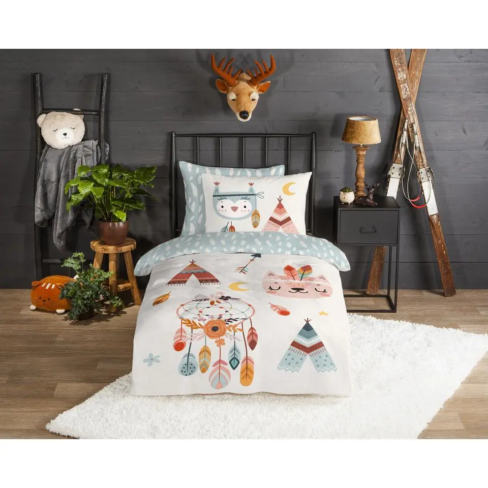 Good Morning Dreamy Flanel Dekbedovertrek Multi