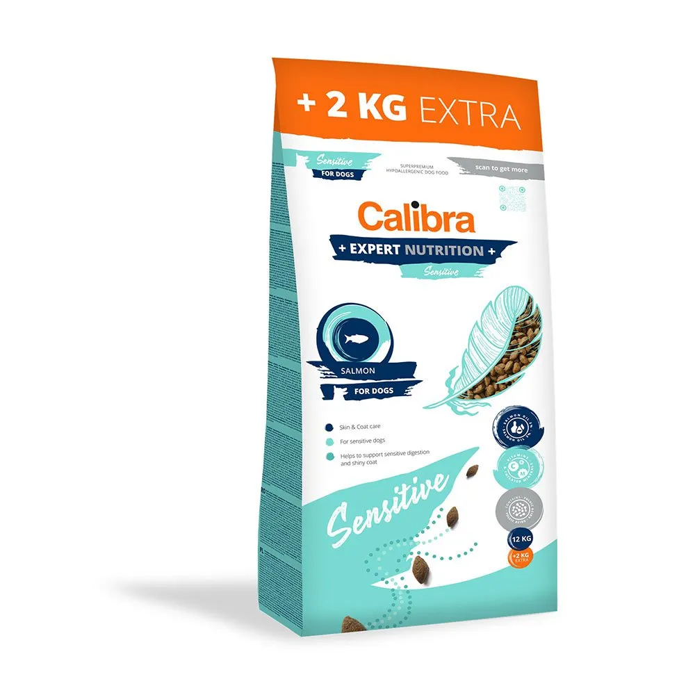 Calibra Expert Nutrition Sensitive Salmon 12kg 2kg dog food