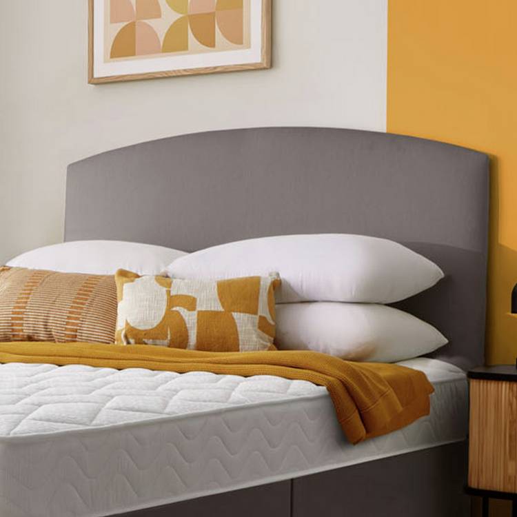 Silentnight Selene Fabric Single Headboard - Light Grey