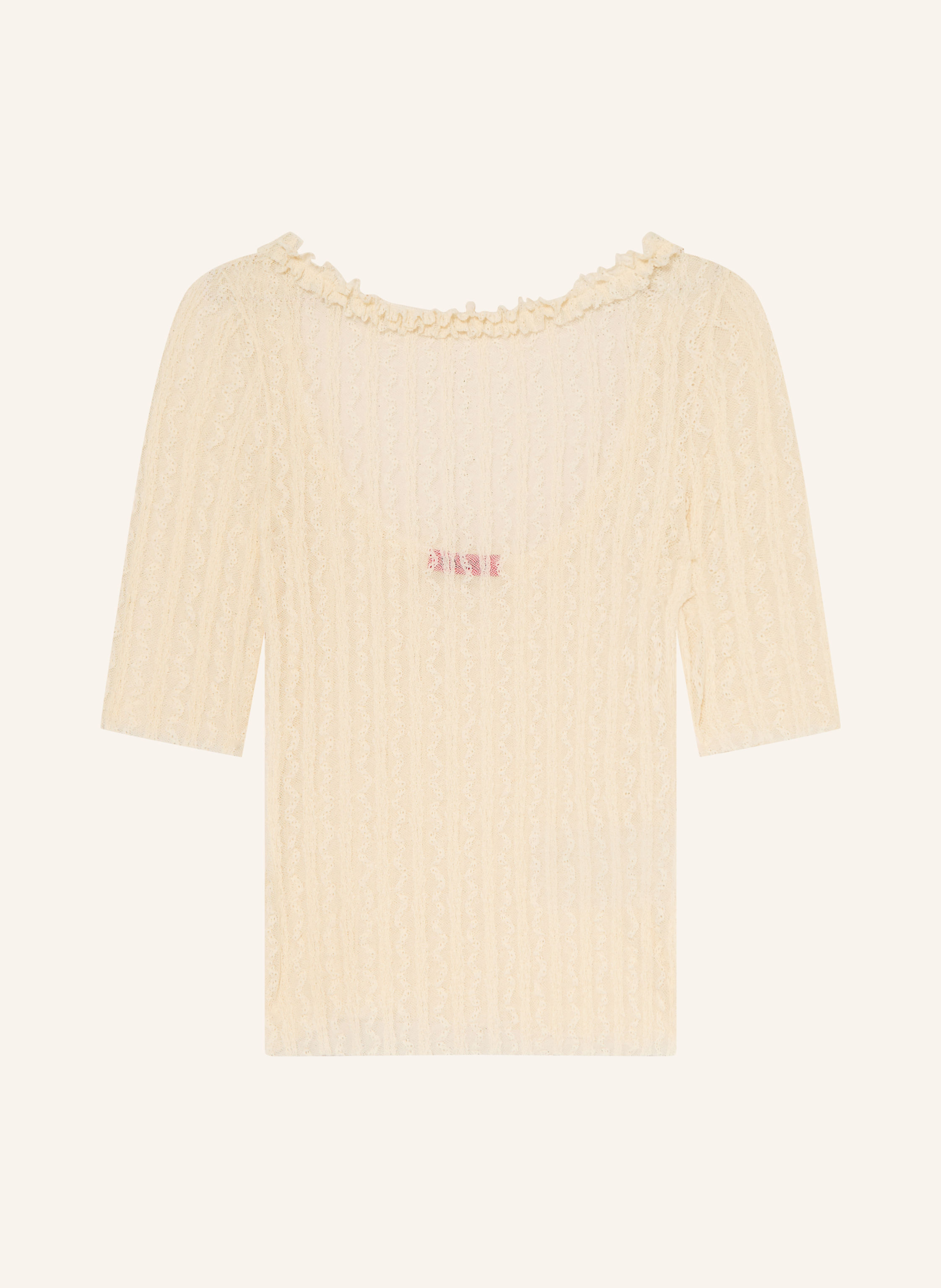 MAX & Co. Spitzenshirt ALFIO mit Rüschen