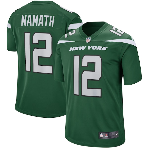 Joe Namath New York Jets Nike Game Retired Player Jersey - Gotham Green/White
