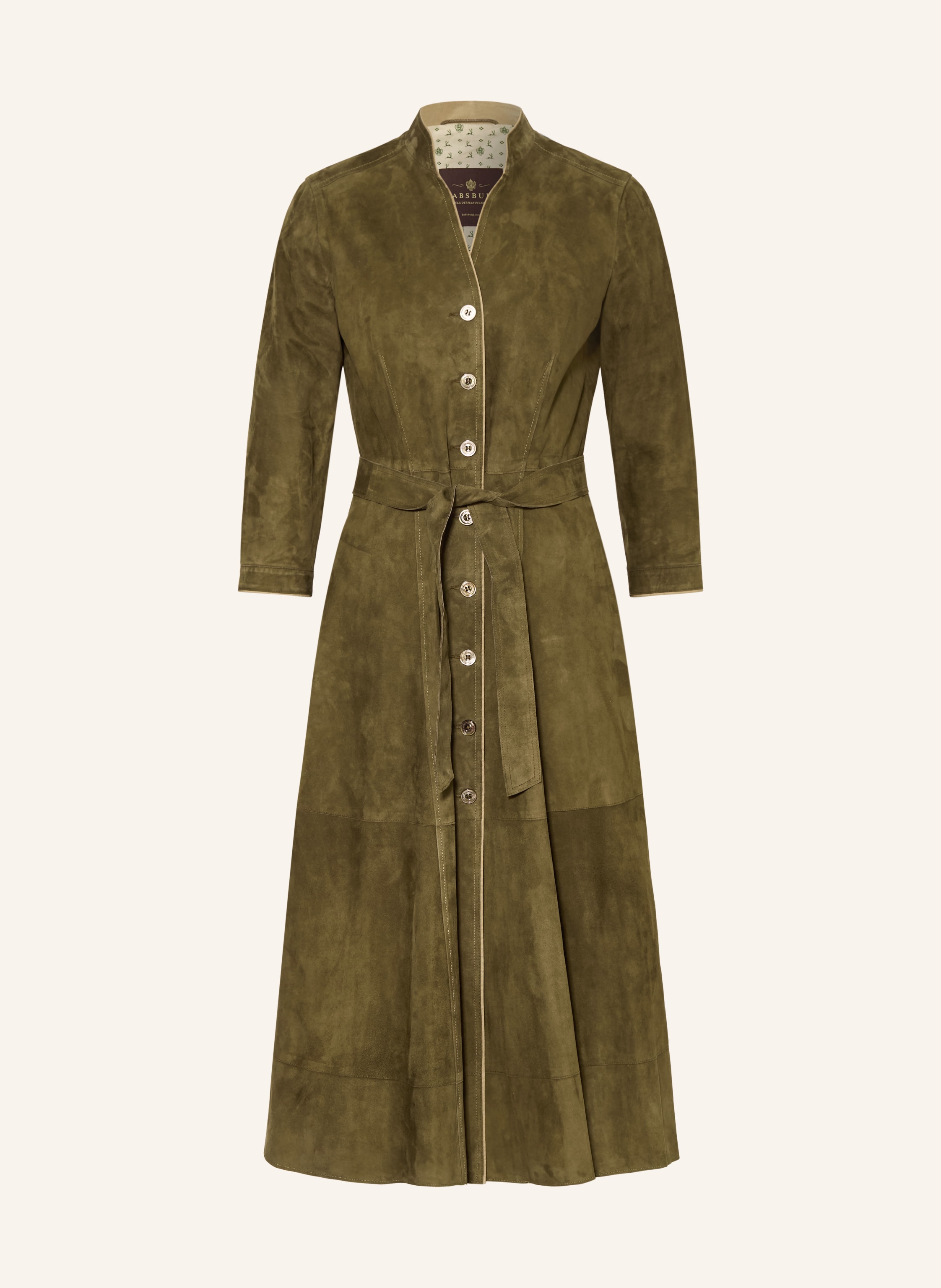 HABSBURG Lederkleid ALTENBERG mit 3/4-Arm