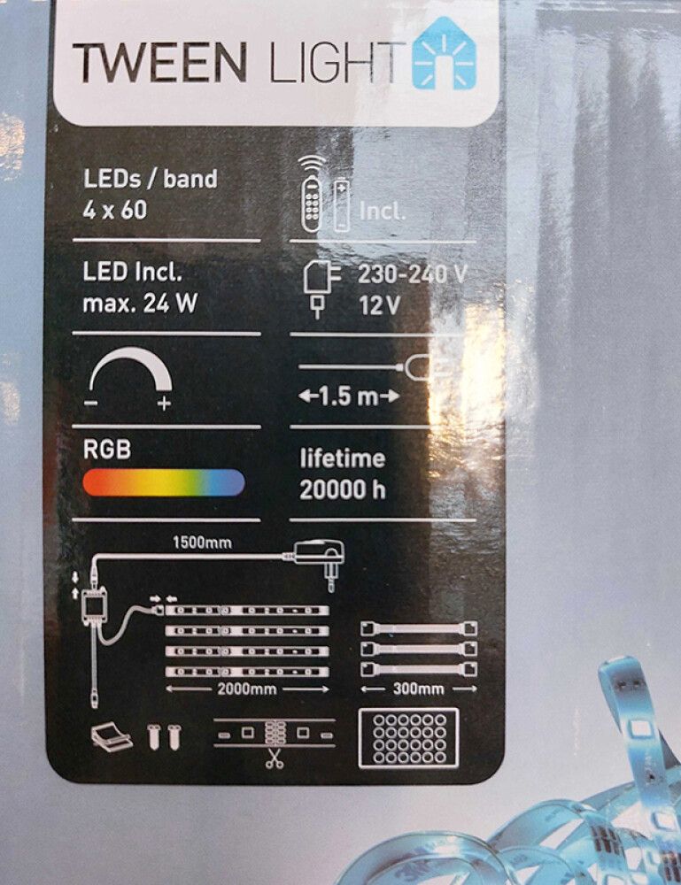 LED STRIP TWEEN LIGHT 8M M/RGB