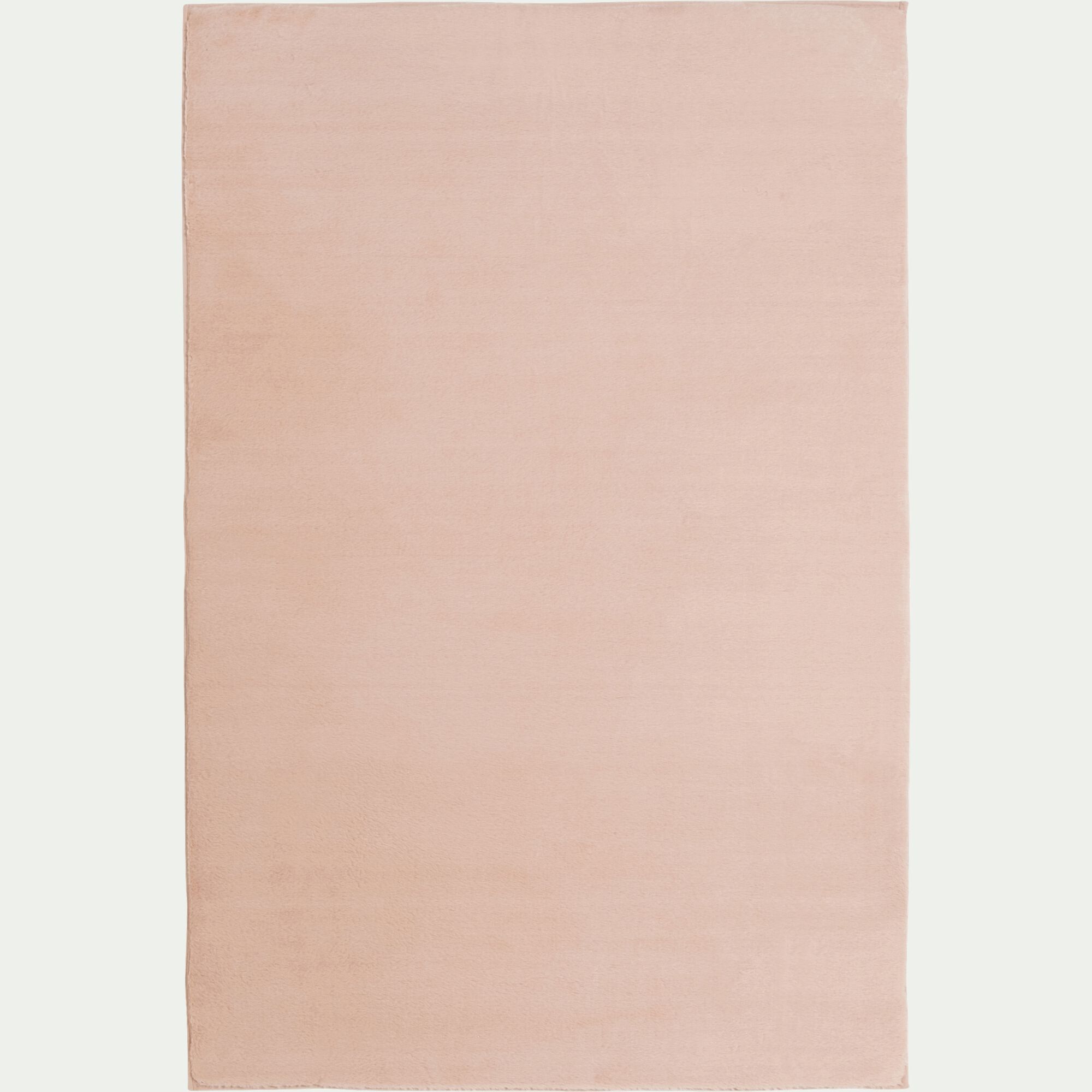ROBIN - Tapis imitation fourrure - rose argile 150x200cm