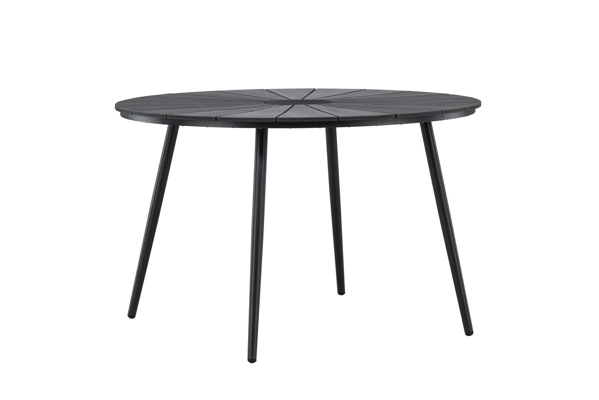 Rebellenclub Nella Tuintafel - ø120cm - Zwart