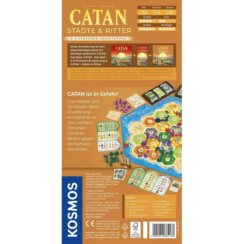 Brettspiel Set bestehend aus verschiedenen Artikeln CATAN