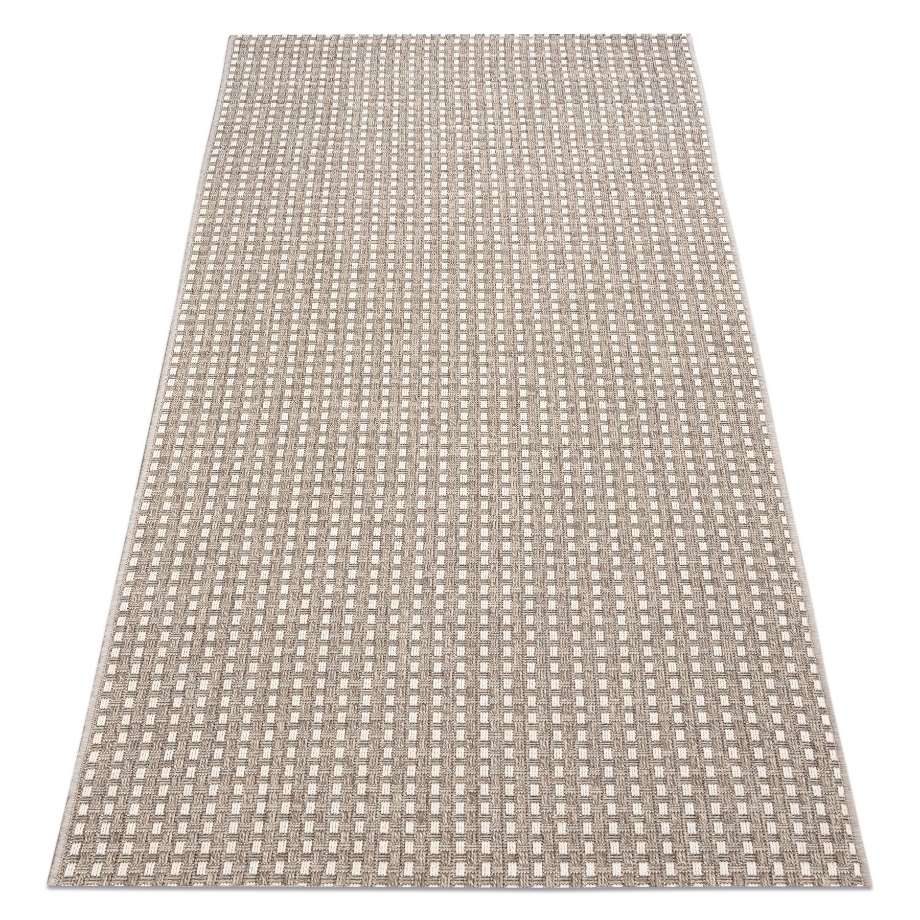 Dywan, Chodnik SZNURKOWY SIZAL BOHO 39003363 Linie beż 120x170 cm