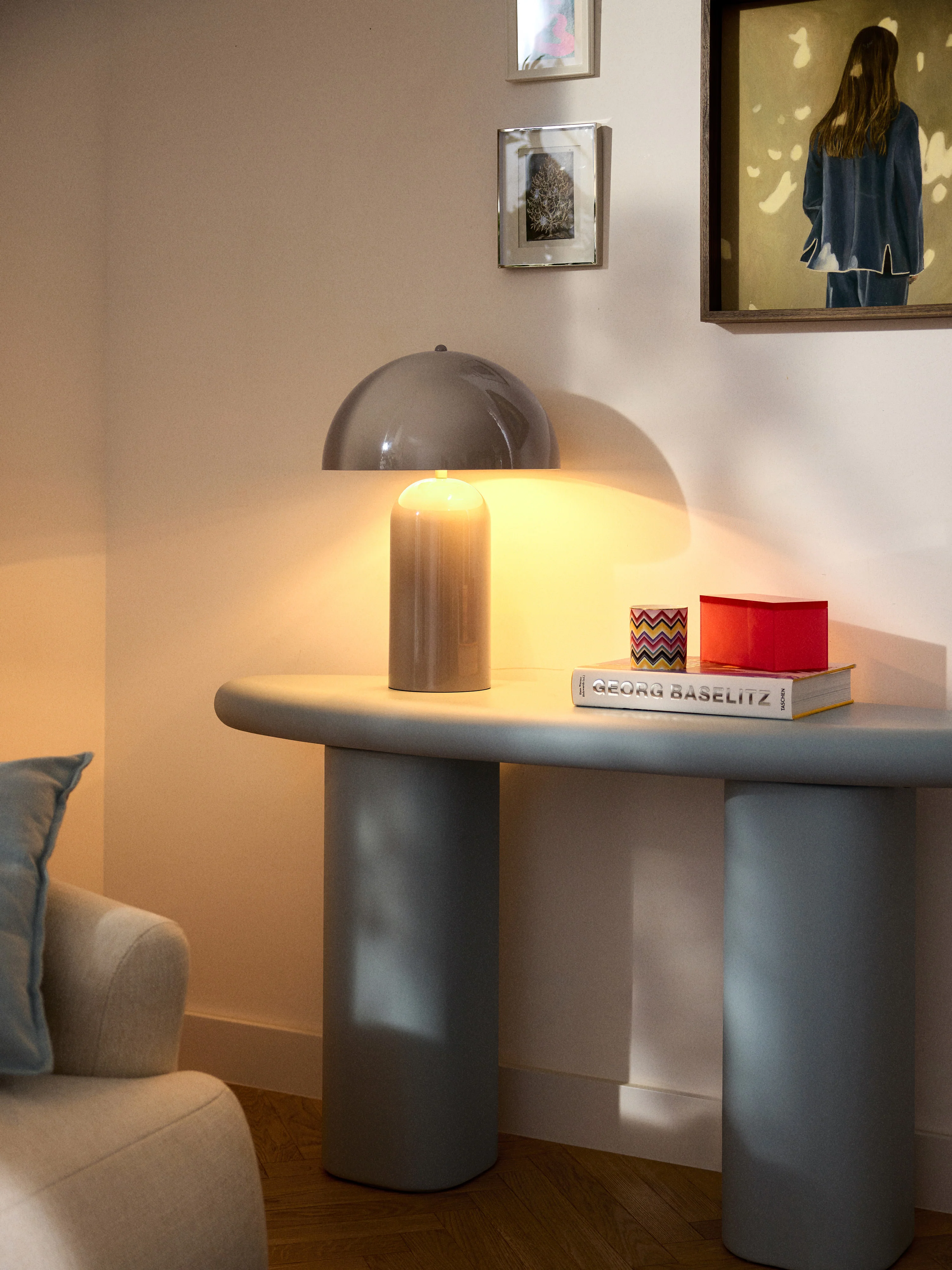 Große Retro-Tischlampe Walter