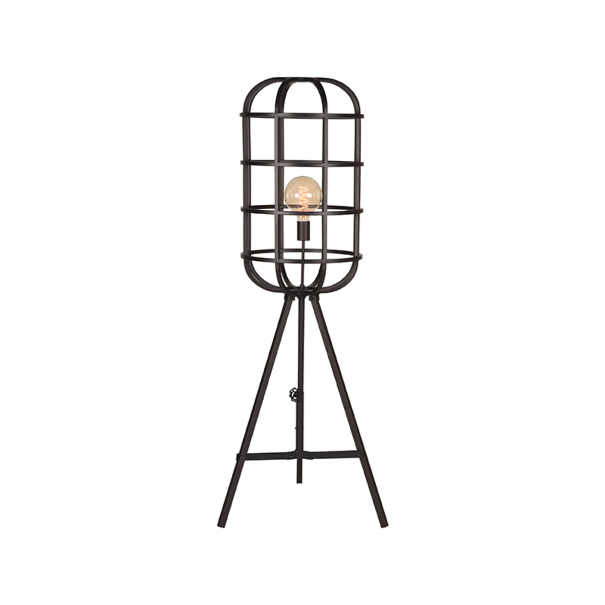 LABEL51 Vloerlamp Twine - Zwart - Metaal