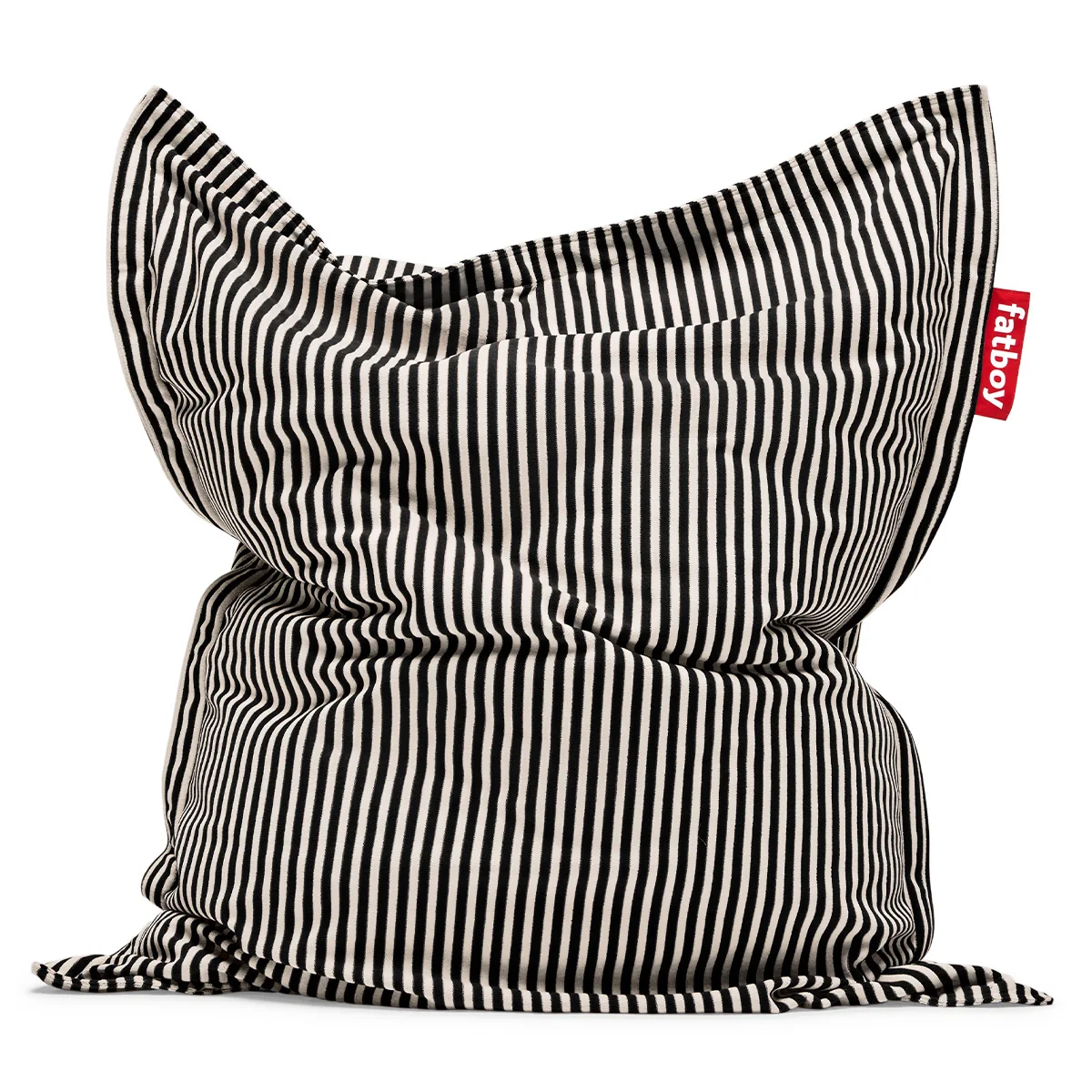 Fatboy - Sitzsack Original Slim Terry, schwarz / creme