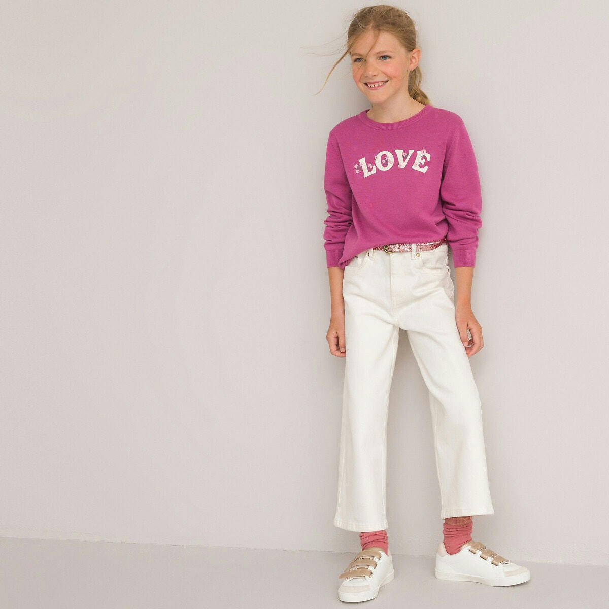 Pull col rond en fine maille