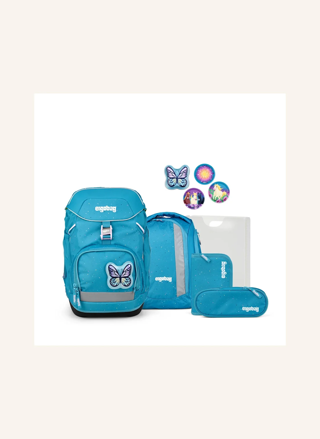 ergobag Schulranzen-Set PACK SET