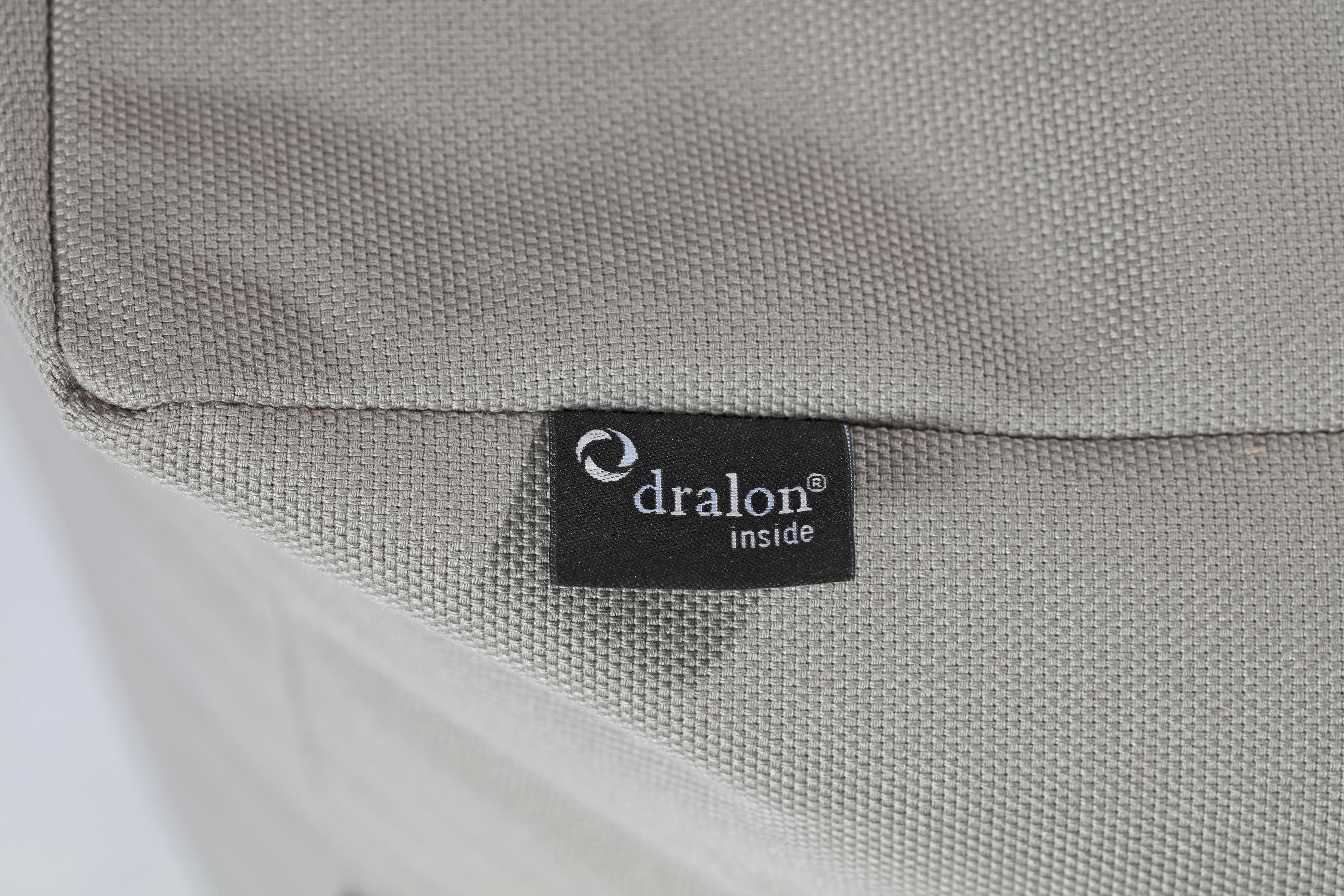 LOFT OUTSIDE - Pouf carré extérieur super qualité Dralon déhoussable gris 80x80x45cm