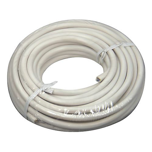 Câble domestique H05VV-F blanc 1,5mm² 10m - ELECTRALINE - 60107075J