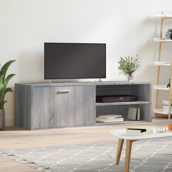 Szafka pod TV szary dąb sonoma 120x34x37 cm