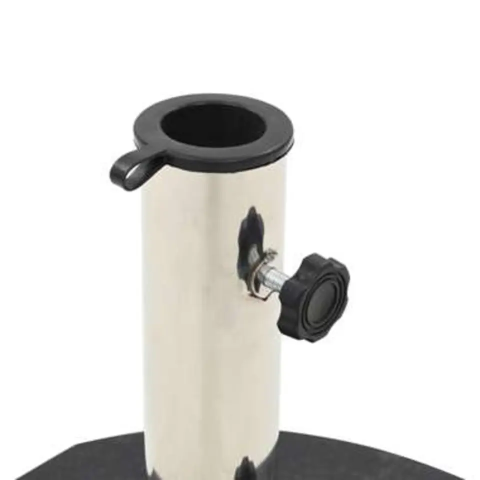 vidaXL - Parasolvoet - Zwart - Graniet