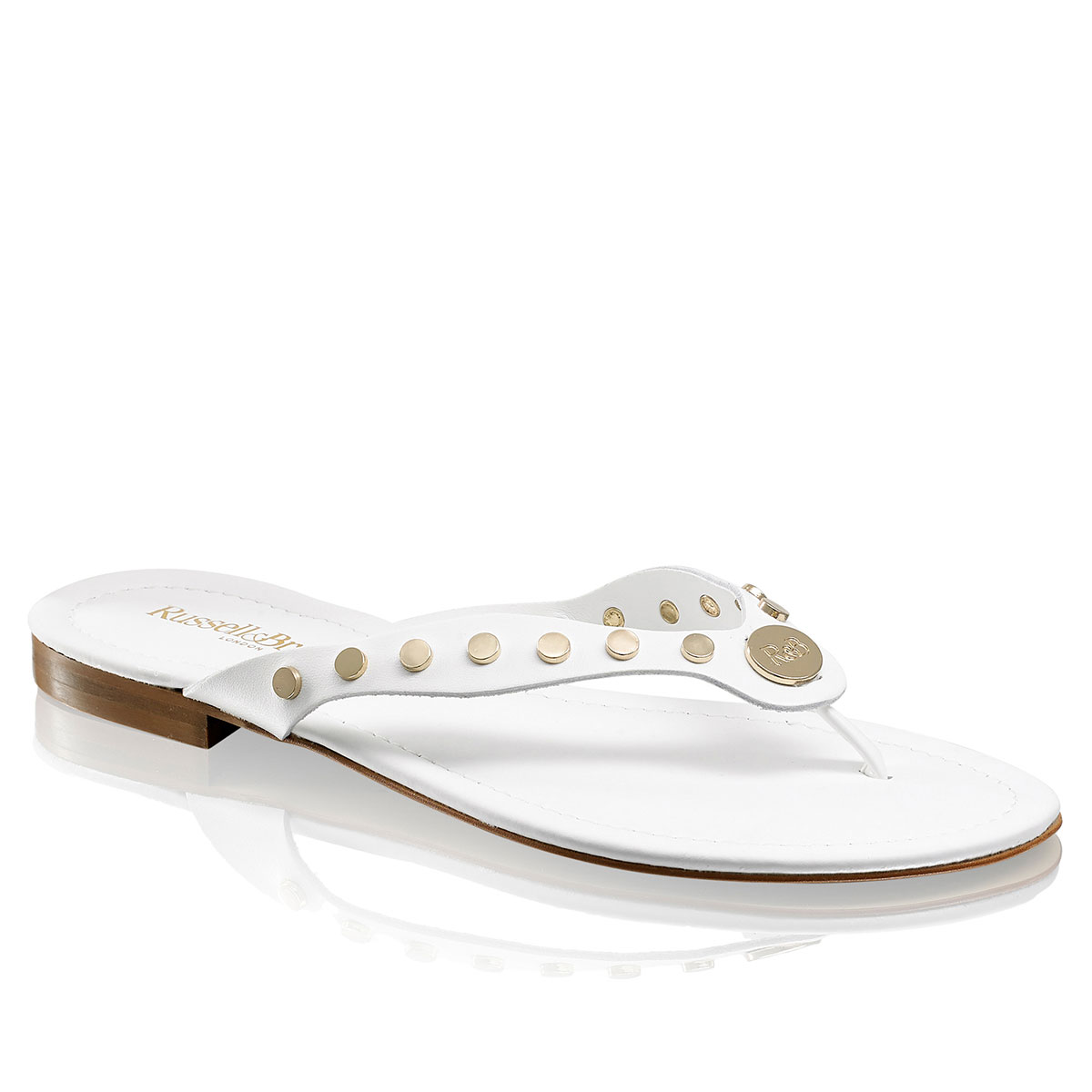 Russell & Bromley DIME Studded Toe Post Sandal