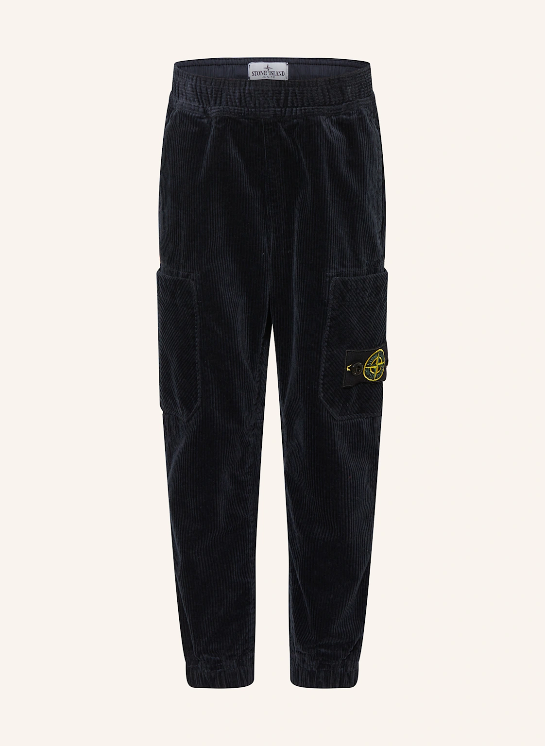 STONE ISLAND JUNIOR Cargohose Regular Tapered Fit aus Cord