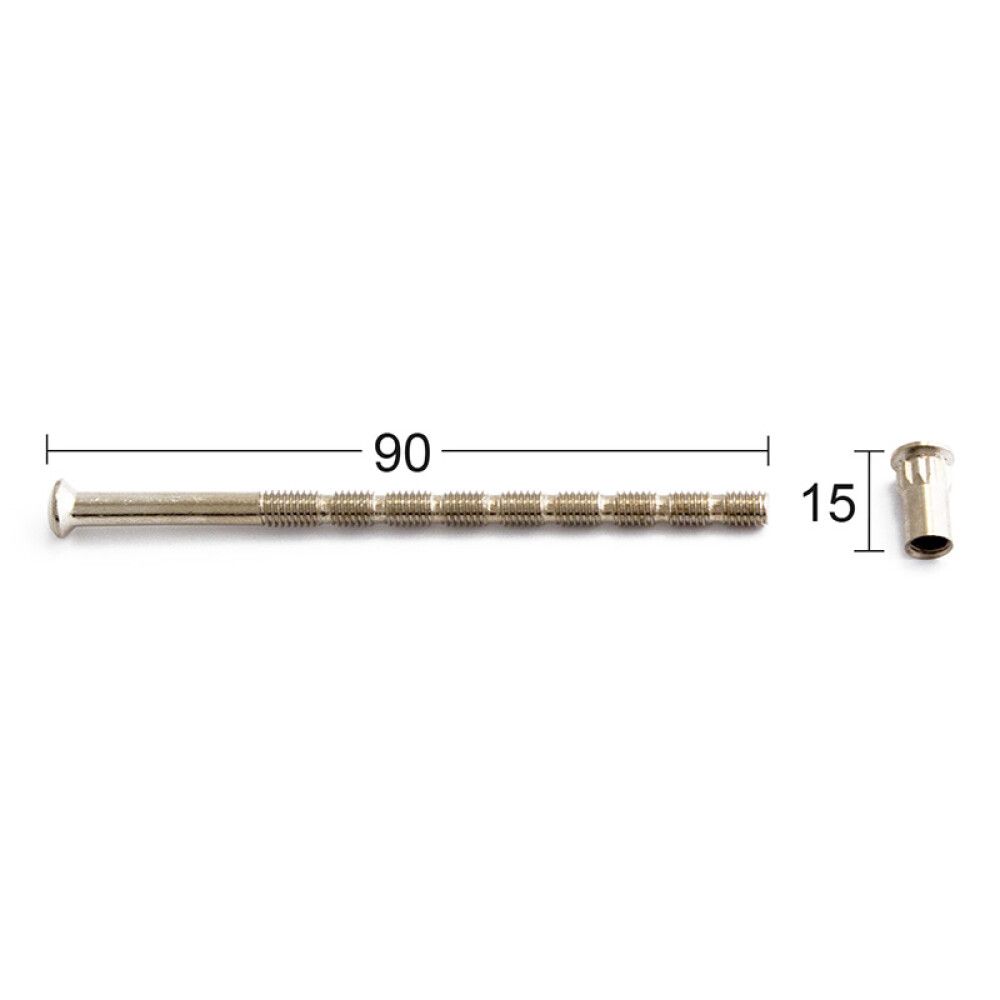 KAPPESKRUE HABO 90MM M5 NIKKEL