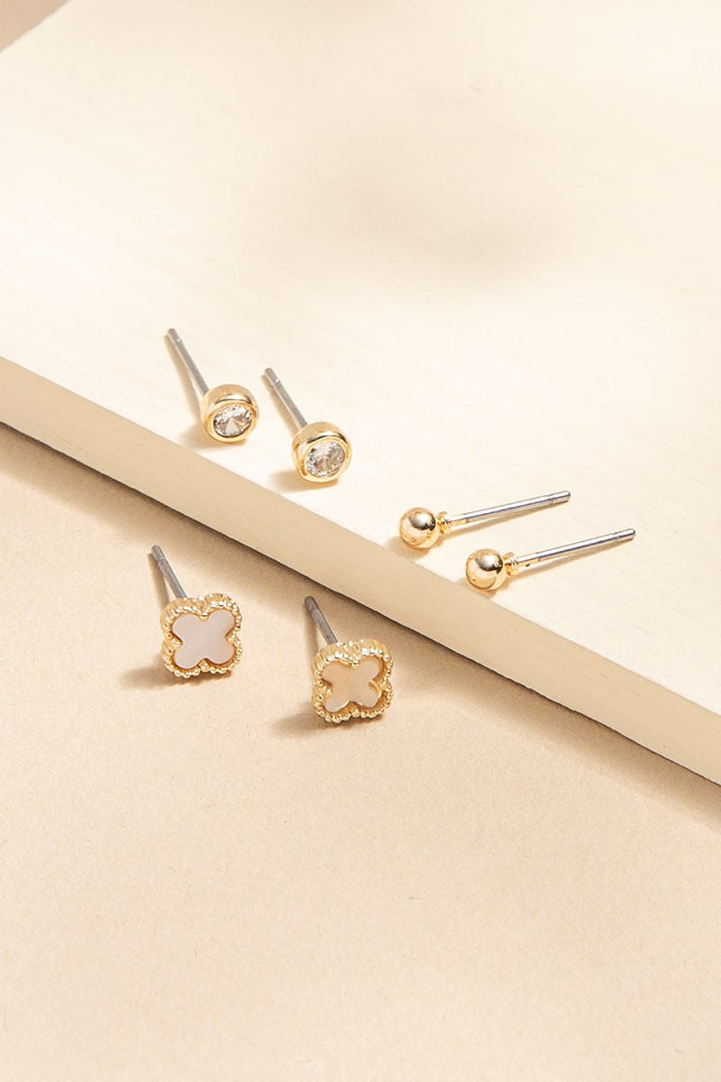 Avery Stud Earrings Mix