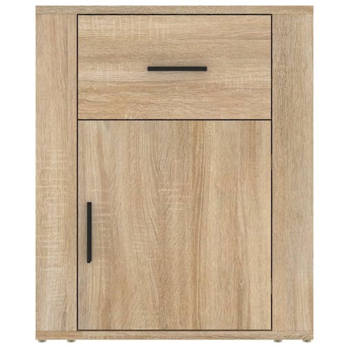 NNEVL Bedside Cabinet Sonoma Oak 50x36x60 cm Engineered Wood