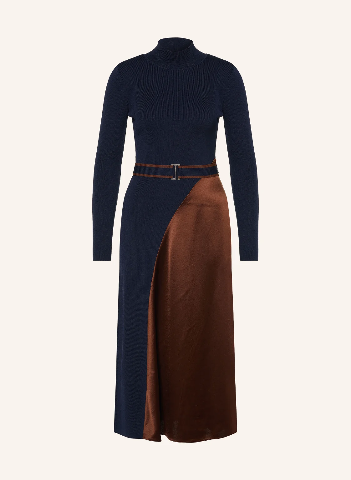 REISS Strickkleid MISTY im Materialmix