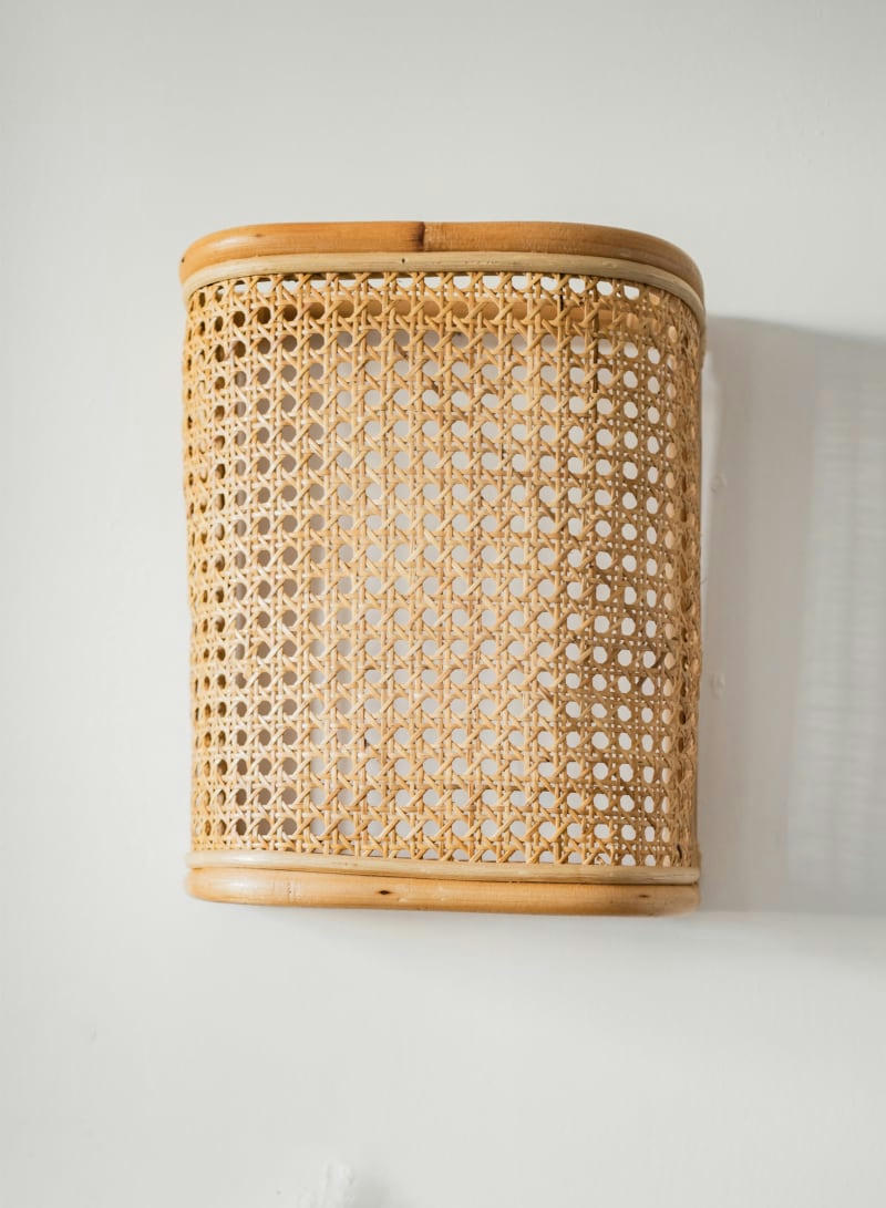 JACK - Applique murale en cannage