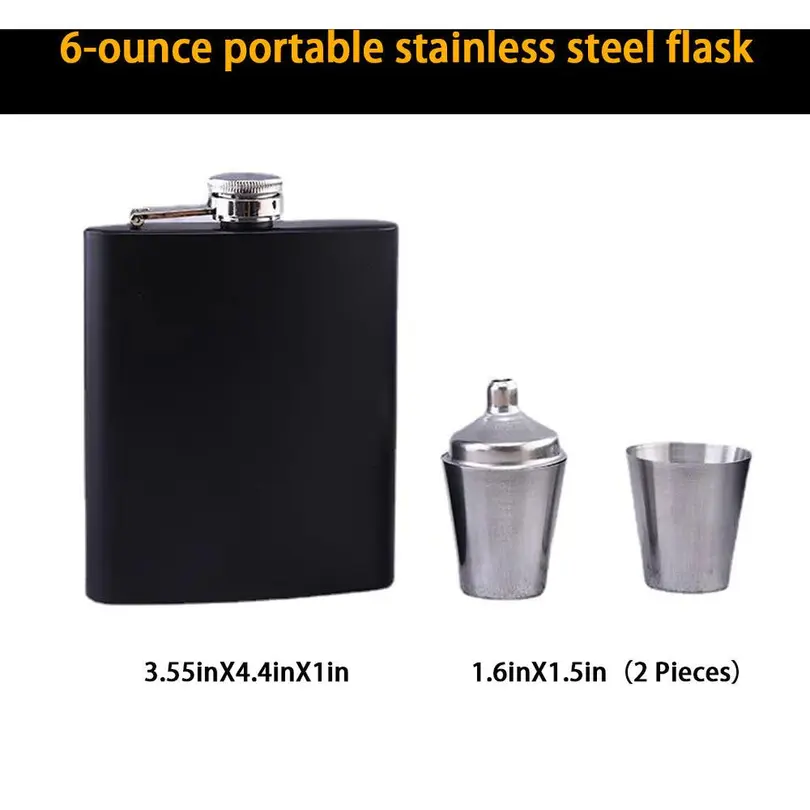 Flasche 5-teilig Flachmann-Set