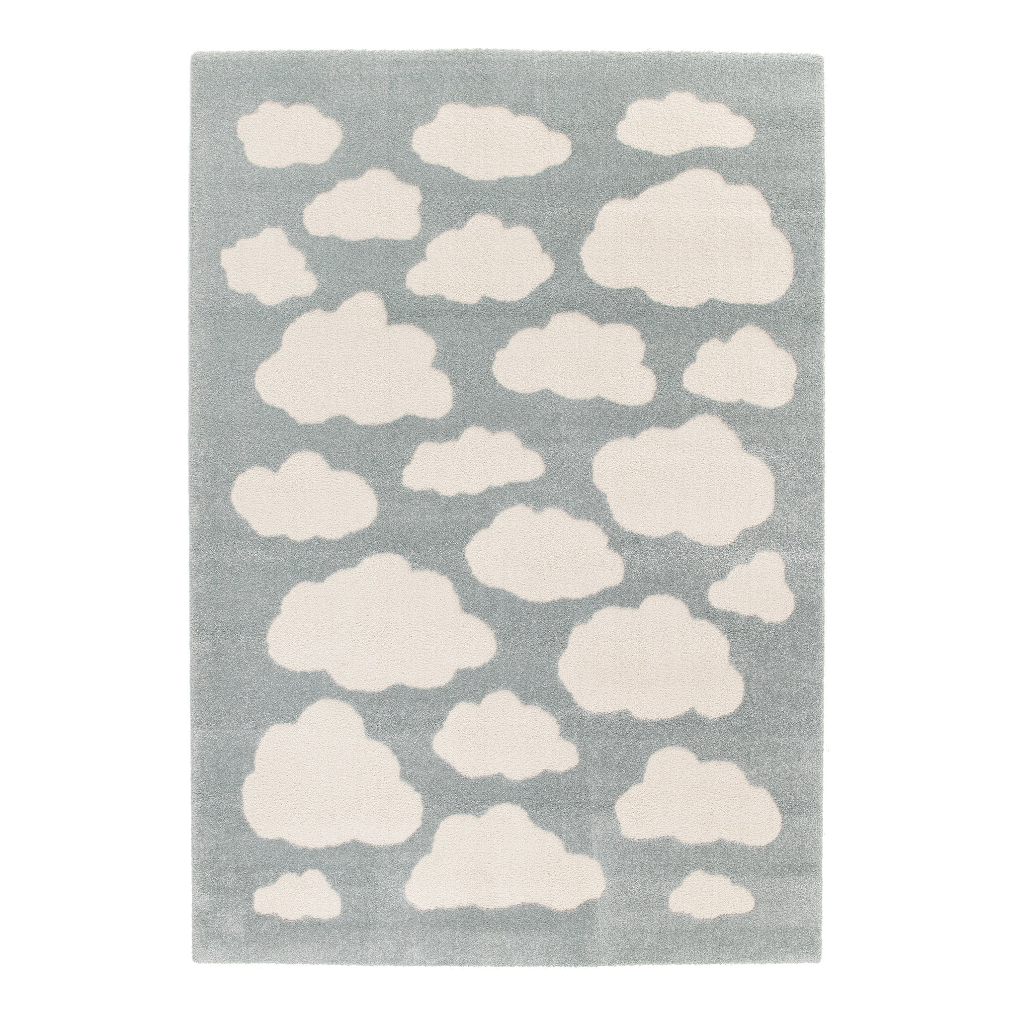 AFK Living vloerkleed Nuages - reliëfeffect - blauw - 120 x 170 cm
