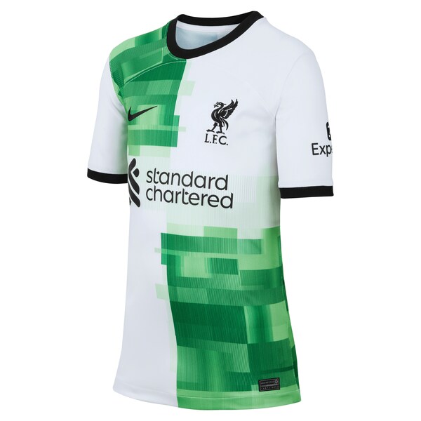 Diogo Jota Liverpool Nike Youth 2023/24 Away Replica Player Jersey - White