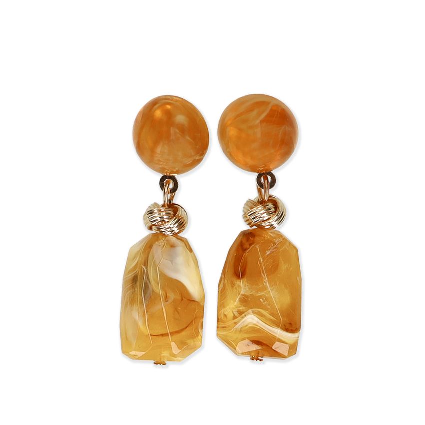 Manfield Bruine oorbellen