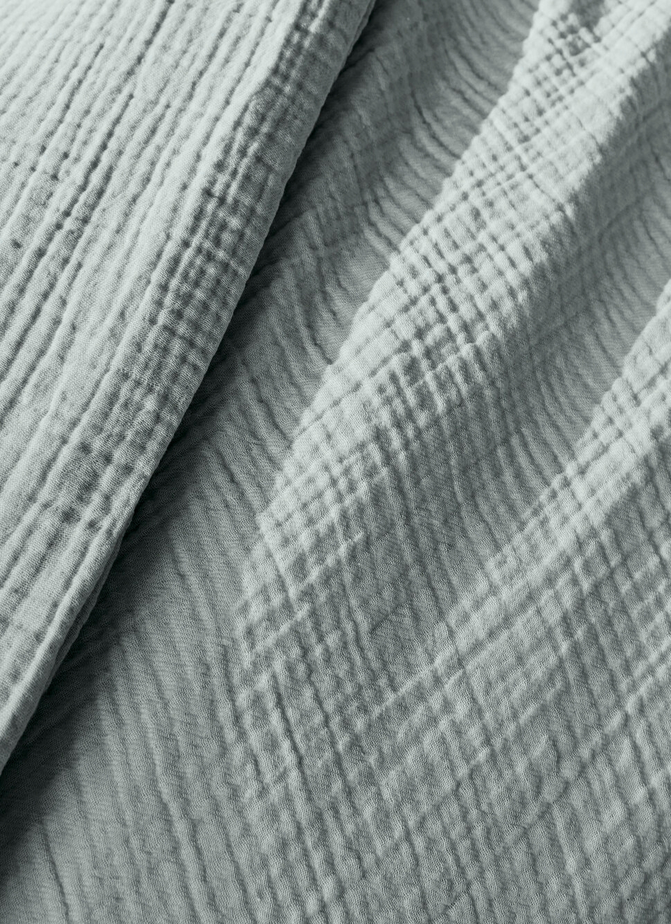 HOUSSE D'ÉDREDON EN DOUBLE GAZE DE COTON LAVÉE MOUSSE